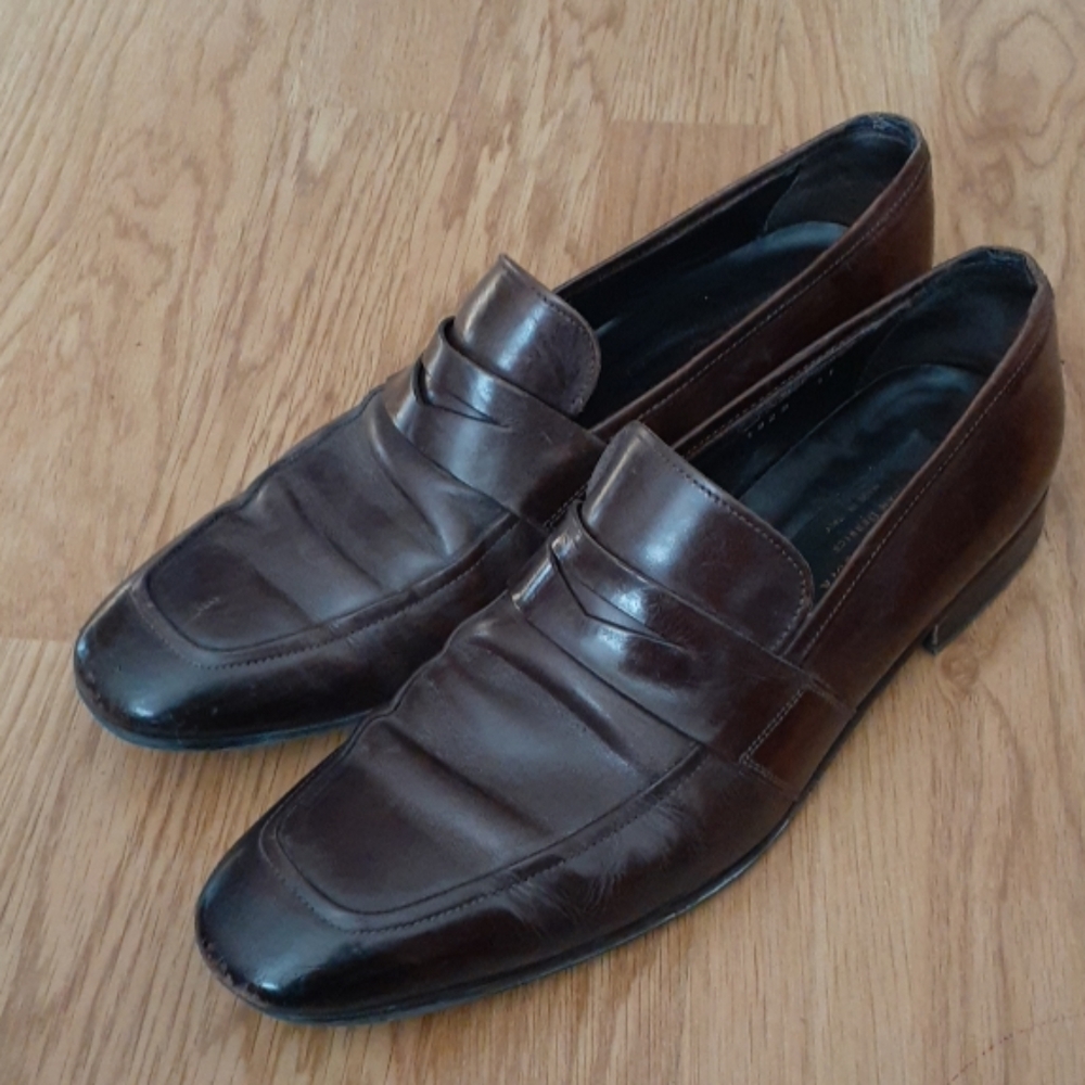 To Boot New York Brown Leather Penny Loafers 11